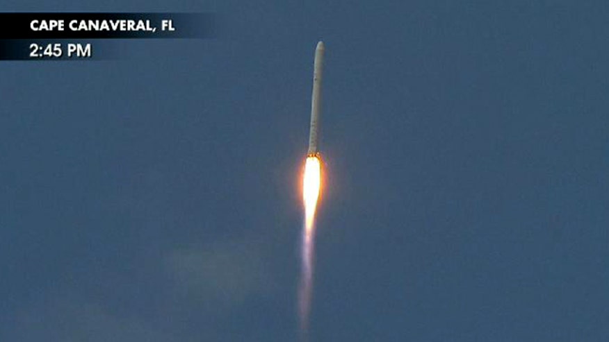 SpaceX Rocket Takes Off